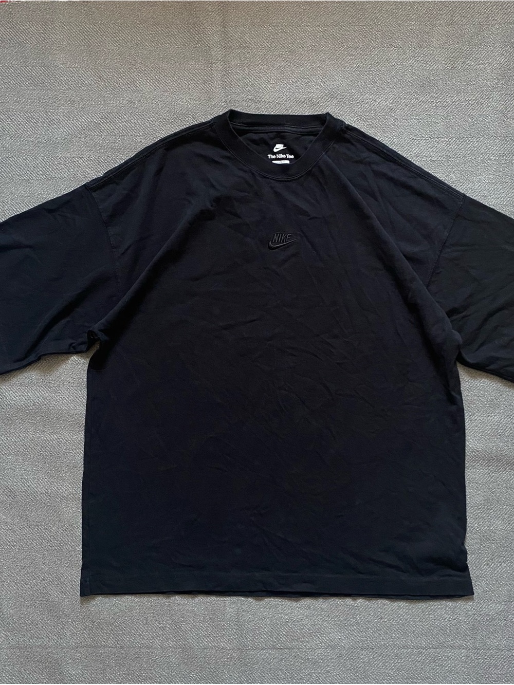 Nike Sportswear Premium Essentials Oversized T-Shirt Black Size Medium